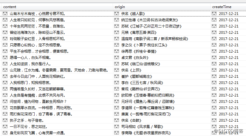 python爬虫——爬取古诗名句