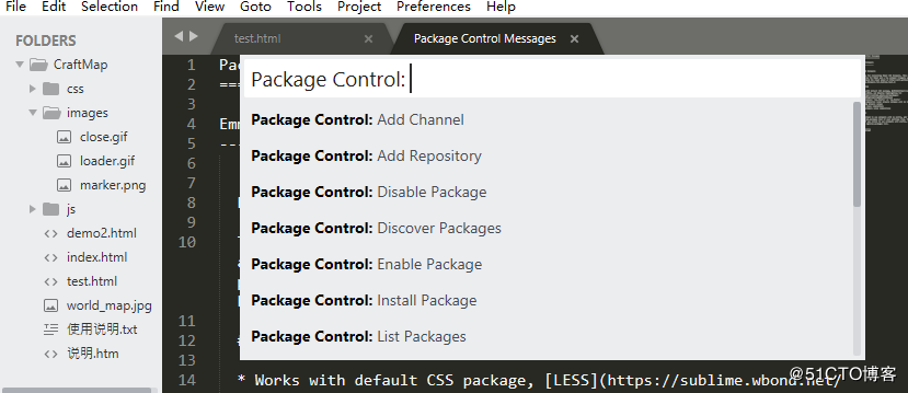 Sublime Text 3 中HTML自动补全