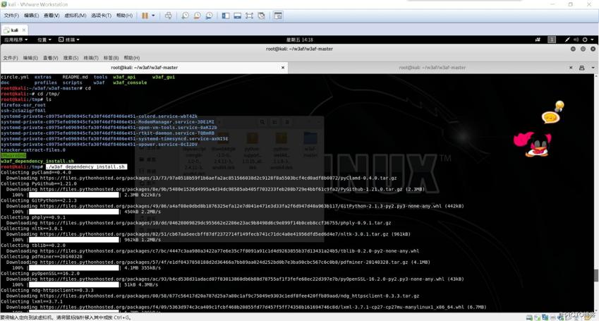 Kalilinux安装w3af