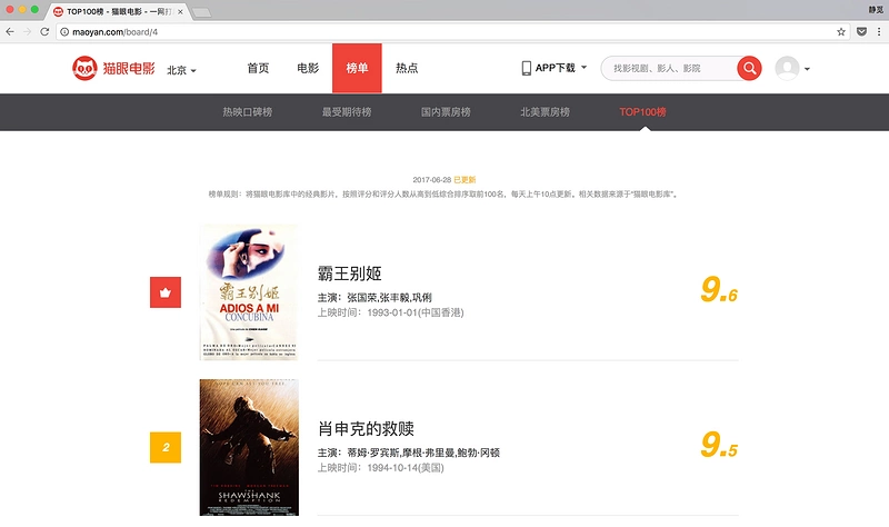 Python3网络爬虫实战-27、Requests与正则表达式抓取猫眼电影排行