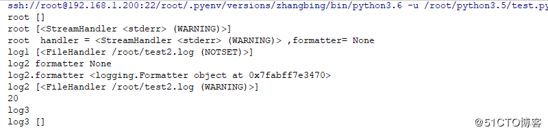python日志处理模块